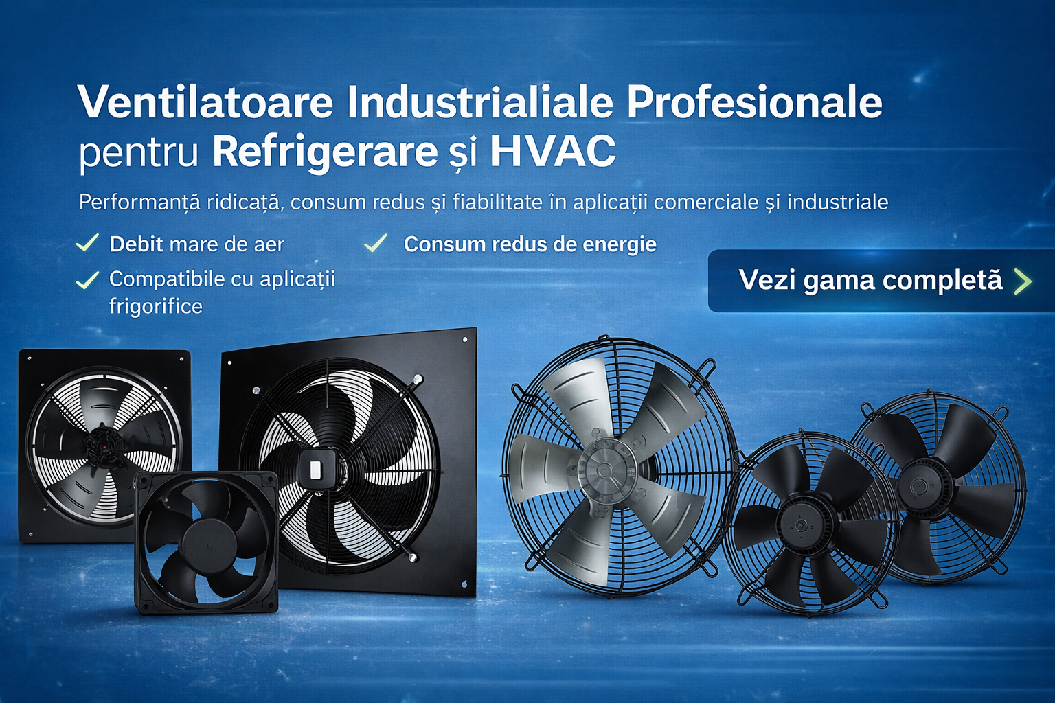 Ventilatoare Industriale Frigorifice – Axiale și HVAC | Frigo-Shop